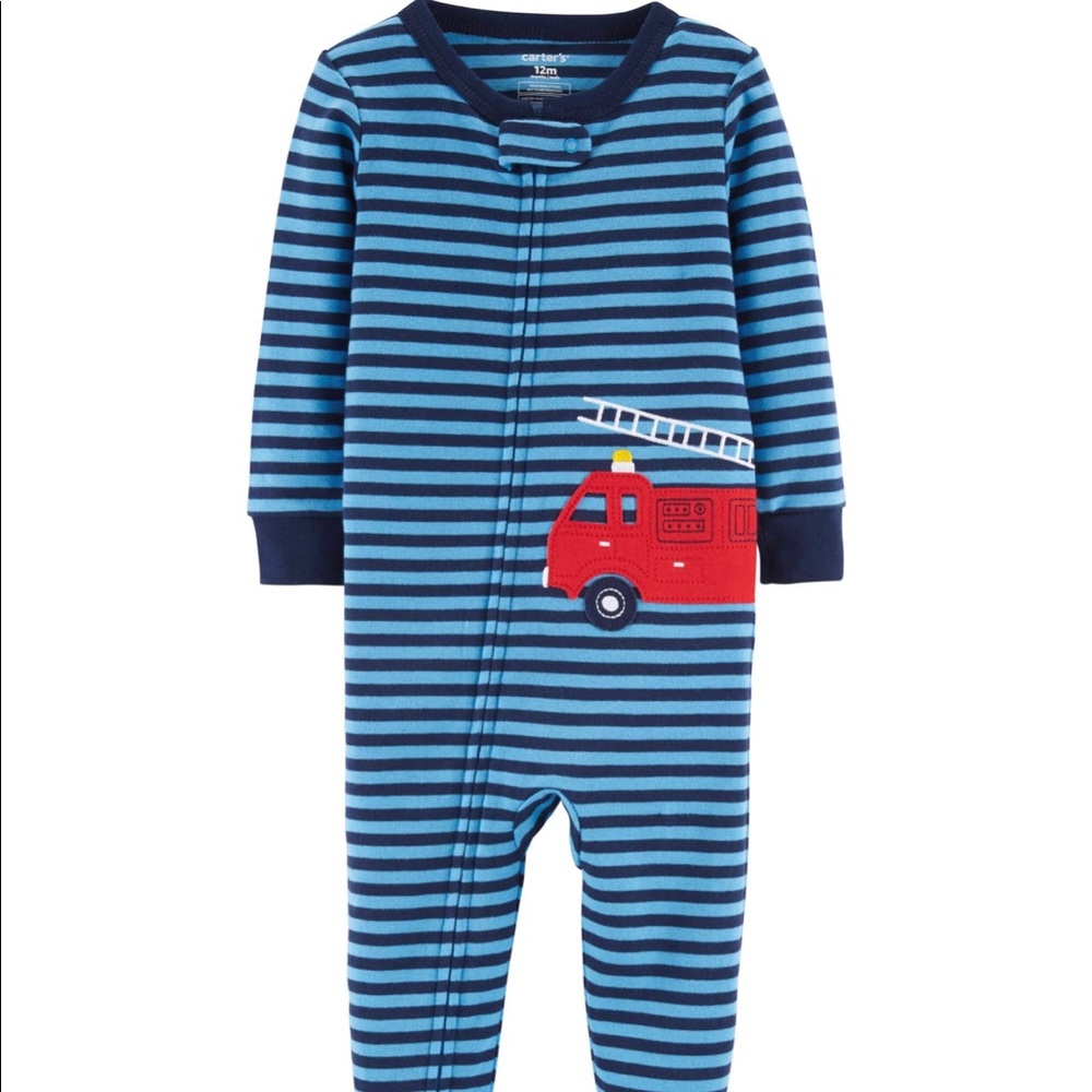 Carters One piece Fire Truck PJ